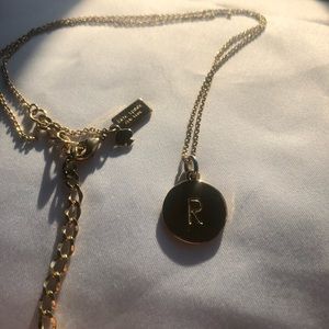 “R” Kate Spade Initial Necklace